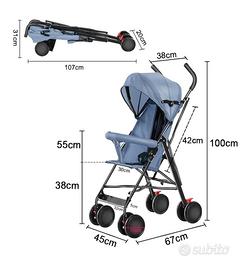 passeggino ultraleggero da viaggio 