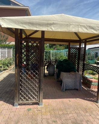 gazebo in legno