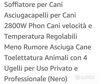 soffiatore cani