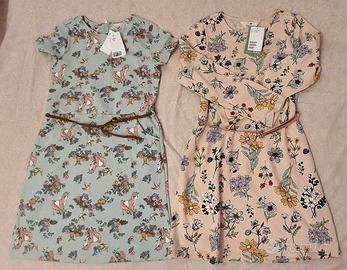 2 vestiti primaverili nuovi 134/140 cm 8/10 anni