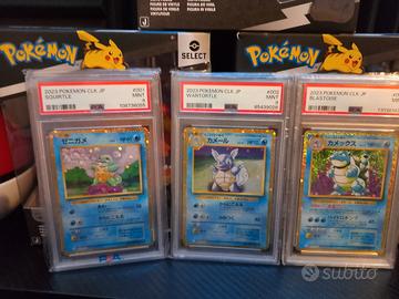 carte Pokémon PSA 9 trio 