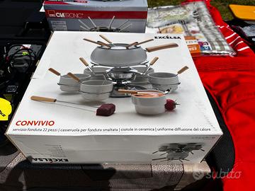 Servizio fonduta/borguignonne nuova