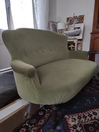 Salottino vintage divanetto e due poltrone