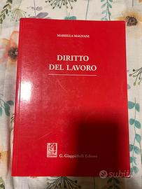 Libro universitario su Diritto del lavoro