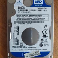 Hard Disk WD Blue 500GB 2.5" SATA notebook