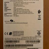 PC fisso slim Acer Aspire C27-1800 Windows 11 Home