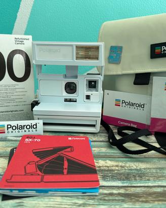 Polaroid Custom 600 Aspen Ghost White+ borsa e box