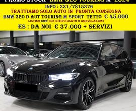 BMW 320 D AUT TOURING M SPORT TETTO AZIENDALE