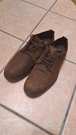 Timberland scarpe stringate derby marrone nubuck