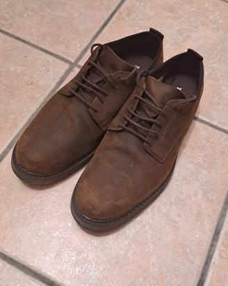 Timberland scarpe stringate derby marrone nubuck