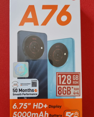 ZTE Blade A76 5G 128GB Nero - Nuovo Sigillato - Ag