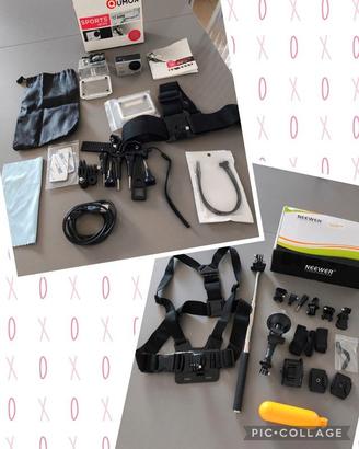 Sport Cam Full Hd Water Resistant + accessori