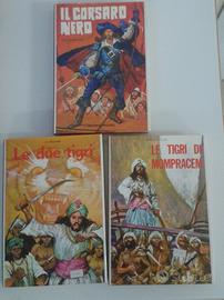Libri Salgari edizioni Piccoli Milano (anni 70)