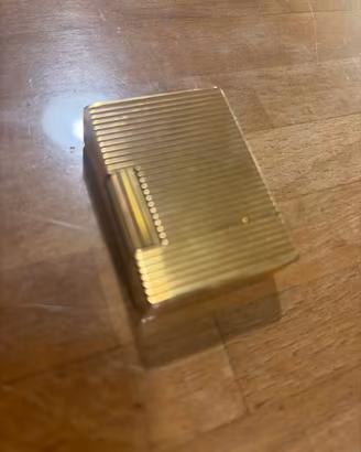 Accendino Vintage S.T. Dupont Ligne 1 Placcato Oro
