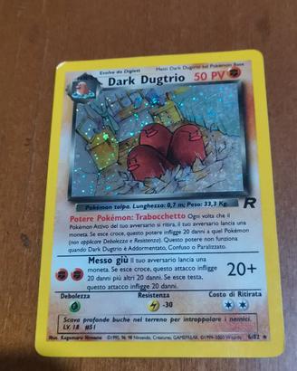 DARK DUGTRIO HOLO NON PRIMA EDIZIONE 