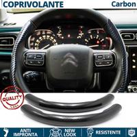 COPRIVOLANTE per CITROEN Effetto FIBRA CARBONIO