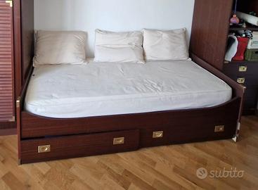 letto stile marina con  secondo letto estraibile