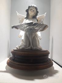 statua decorativa Fata di resina vintage 