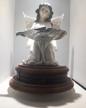 statua decorativa Angelo di resina vintage 