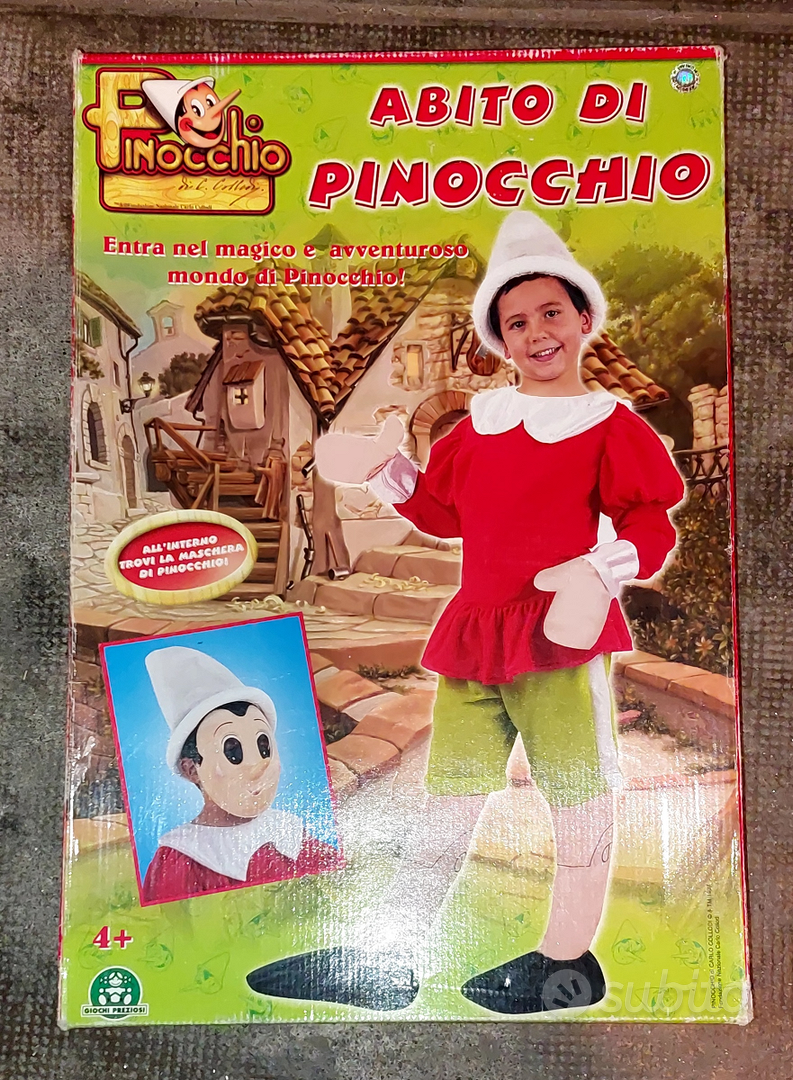 Vestito di carnevale on sale pinocchio