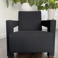 Poltrona Cassina Utrech in Lana Nera (NOLEGGIO)