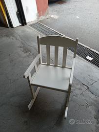 sedia a dondolo Ikea bambini