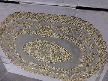 Centrino dorato plastificato