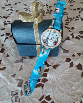 Orologio da polso per donna cinturino rosa