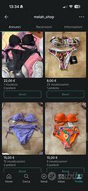 Costume donna stock
