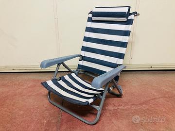 Spiaggina completamente reclinabile