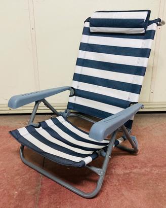 Spiaggina completamente reclinabile
