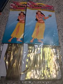 2 gonna Hawaiana/hula skirt jupe hawaienne