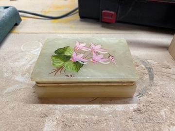 portagioie vintage in onice