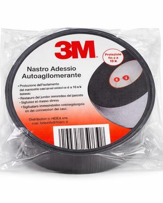 x2 pezzi nastro 3 M vulcanizzante 25 mm x 5 M x0.7