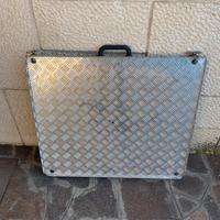 Pedana da pesca in acciaio e alliminio