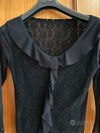 Casacca elegante pizzo e voile