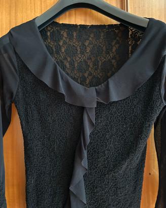 Casacca elegante pizzo e voile