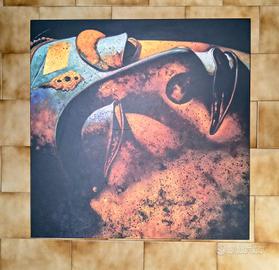 Tavolino soggiorno/salotto quadrato di colore nero