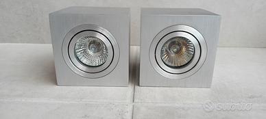 Faretti alluminio cubo