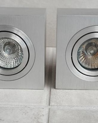 Faretti alluminio cubo