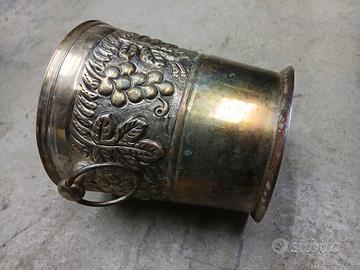 vaso in argento portaghiaccio