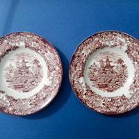 Coppia di piatti vecchi Richard