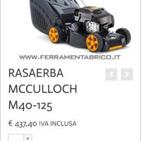 Rasaerba McCulloch 125 a benzina 4t
