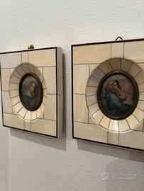 Due Quadri "Madonne di Raffaello" Anni 50