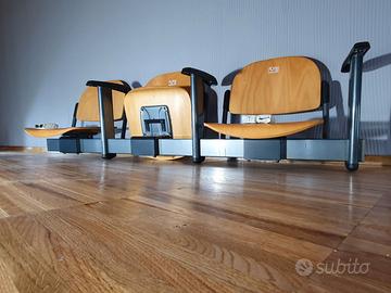 Sedia cinema/teatro con ribaltina