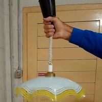 Lampadario con saliscendi