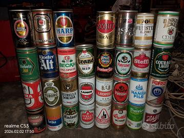 lattine birra vintage