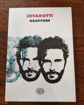 Libro di Jovanotti "Gratitude"