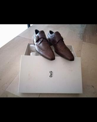 Scarpe uomo Dolce e Gabbana originali pelle marron