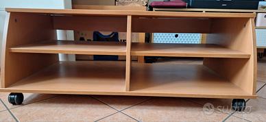 Mobile TV con rotelle 100x38x56cm